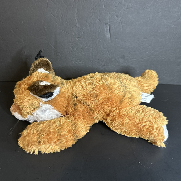 Bass Pro Shop Bobcat Lynx Plush Wildlife Artist Realistic Stuffed Toy 12" Floppy - Picture 3 of 8
